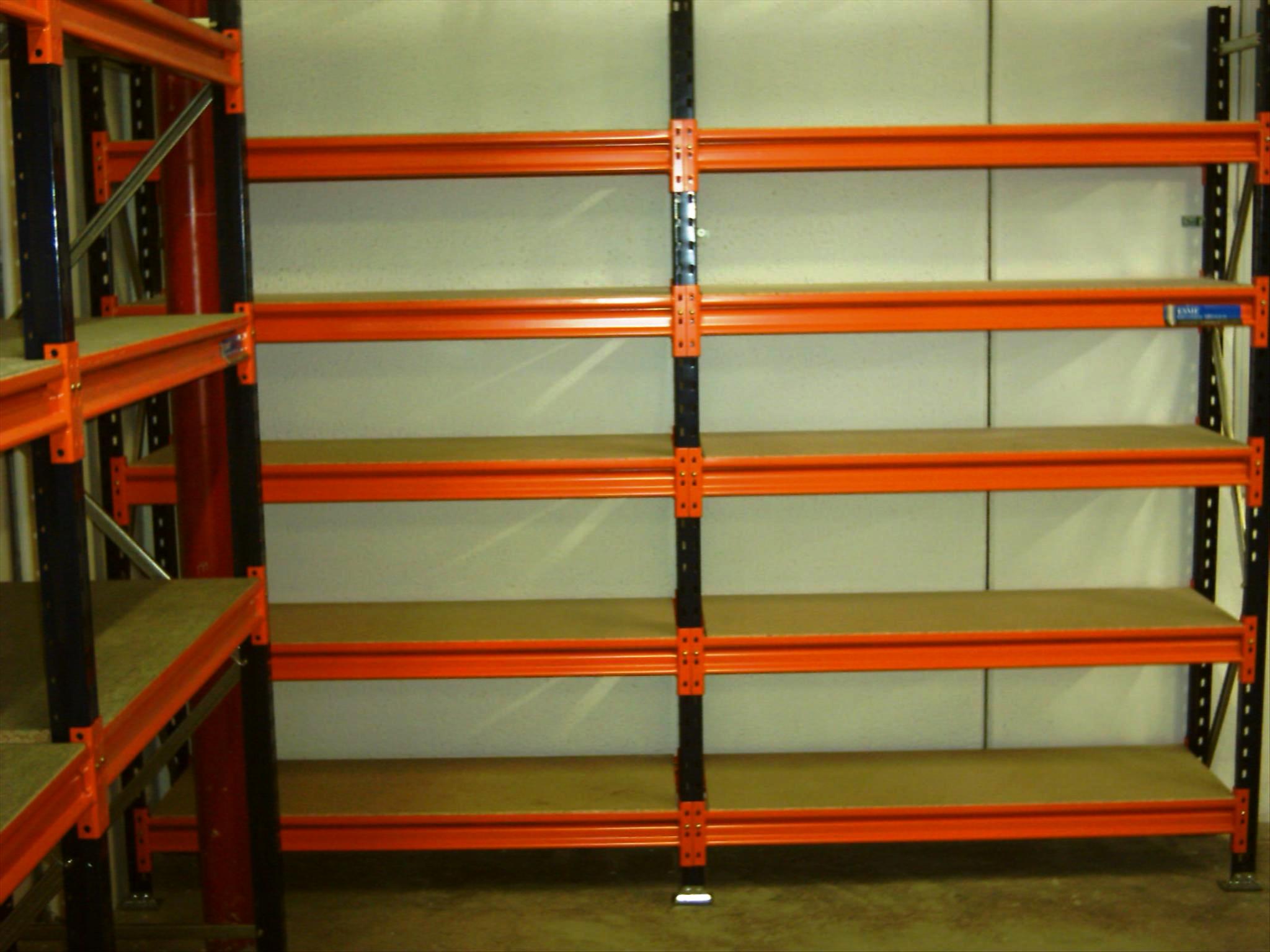 estanterias metalicas de media carga con tablero aglomerado, dm